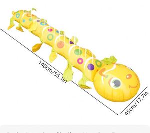 Tapis de pulvérisation d'eau gonflable en PVC populaire pour l'été, jeu interactif pour la piscine et le jardin, idéal pour les fêtes - Product Image 4