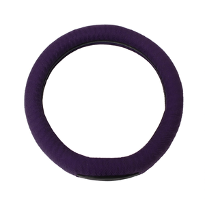 Funda para volante morada con diseño de ondas para protección del interior del coche - Product Image 2