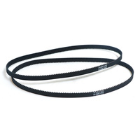 Courroie de distribution en caoutchouc GT2, longueur 348/350/354/356/358/360/362/364/366 mm, courroie synchrone 2GT pour pièces de machines CNC