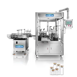 CYJX 10ml 15ml 20ml 50ml Automatic Cosmetic Machinery Freeze-dried Powder Liquid Vial Filling Machine