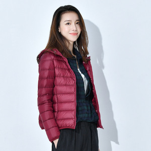 Veste en fibre de polyester de style court, légère, épaisse, <span class=keywords><strong>chaude</strong></span>, ajustée, pour femmes, nouvelle collection 2025 - Product Image 4