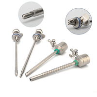 Cannule trocart en acier inoxydable durable de 3 mm, 5 mm, 10 mm, 12 mm pour les procédures laparoscopiques et la chirurgie vétérinaire