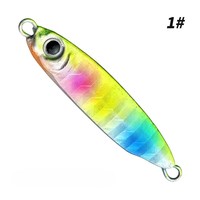 Hessen Long Casting Assist Hook Metal Jig 15g-25g Leurre de jigging vertical pour Morue, Carpe, Perche, Brochet, Lucioperca - Pêche en eau salée/sur glace