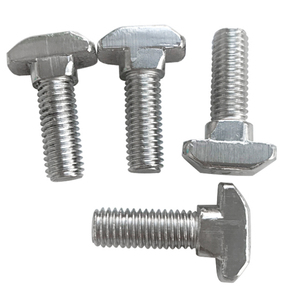 Perno de Cabeza Plana con Cuello Cuadrado Tipo T de Acero Inoxidable A193 A914 B8 N8M B8T A453 GR660 A286 ASTM AISI ANSI 304 316 con Tuerca DIN186 - Product Image 3