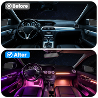 Kit d'éclairage d'ambiance pour Mercedes Classe C W204 2010-2014 |   Écran dynamique Phantom à 22 LED avec contrôle par application – Version améliorée