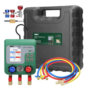 Digitale <span class=keywords><strong>HVAC</strong></span>-manifoldmeter, koudemiddelmeter, lekdetector, <span class=keywords><strong>tester</strong></span>, automotive airconditioning, koudemiddel gereedschapset - Product Image 1