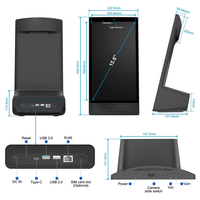 Tablette numérique Android 15,6 pouces en forme de L, dernière génération, 4 Go + 64 Go, pour affichage des commandes de restaurant et kiosque tactile