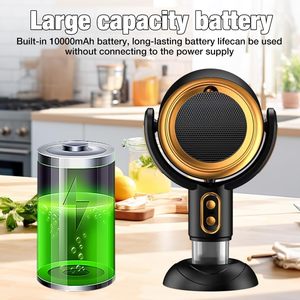 Ventilateur d'extraction 2 vitesses avec filtre amovible et lavable, hotte de cuisine portable sans fil pour bureau, barbecue intérieur, fondue, <span class=keywords><strong>camping</strong></span>, maison - Product Image 5