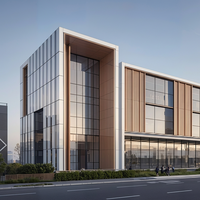 Edificio de Oficinas con Estructura de Acero Industrial y Diseño Personalizado