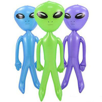 Jouets extraterrestres gonflables promotionnels personnalisés pour enfants garçons décorations de fête grande poupée gonflée enfants gonfler des ballons extraterrestres