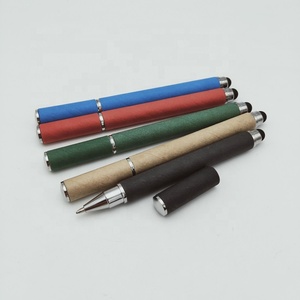 エコスタイラスペン付き販促用キャップアクションショートミニペーパーボールペン - Product Image 6