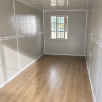 Maison conteneur extensible en acier de 20 pieds à assemblage rapide pour bureau de chantier ou logement