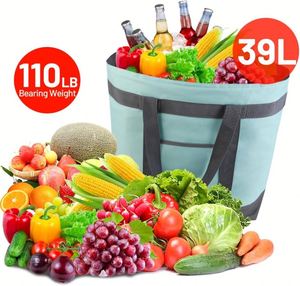 Bolsas Térmicas Aisladas para Comestibles, Bolsas Reutilizables Grandes con Cierre Hermético, Bolsas de Compras Térmicas para Entrega de Alimentos - Product Image 3