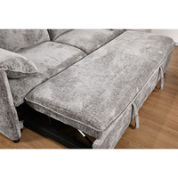 Großhandel Hochwertiges Europäisches Dreisitzer-Sofa Bestseller Schwamm-Schlafsofa Ausziehbares Sofabett für Wohnzimmer Apartment