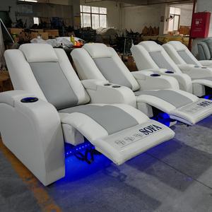 Sofá de cine eléctrico reclinable para sala de home theater diseño de lujo para cine privado y lounge VIP - Product Image 3