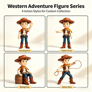 Figura <span class=keywords><strong>de</strong></span> Acción <span class=keywords><strong>de</strong></span> Plástico Personalizada, Juguete <span class=keywords><strong>de</strong></span> Película <span class=keywords><strong>Toy</strong></span> <span class=keywords><strong>Story</strong></span>, <span class=keywords><strong>Woody</strong></span> Interactúa con Otras Figuras para Colección, Regalo para Niños - Product Image 4