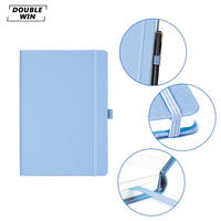 Benutzer definierte Bestseller Business Einfache Voll tonfa rbe mit elastischem Riemen Tagebuch A5 Hardcover Papier PU Leder Notebooks Logo