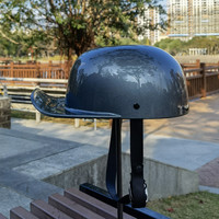 Casque de moto rétro style casquette de baseball, homologué DOT, demi-casque ouvert, pour hommes et femmes, cruiser, scooter, cyclomoteur, unisexe, été