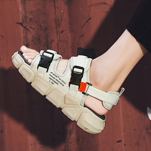 2026 Men's <b>Flat</b> Outdoor Breathable Summer Beach <b>Sandals</b> Lightweight Mesh Lining Anti-Slippery Slip-On Closure Students Fashion - Product Image 3