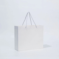 Sacs en papier de luxe pour boutiques de vente en gros, emballages cadeaux, personnalisez votre propre logo