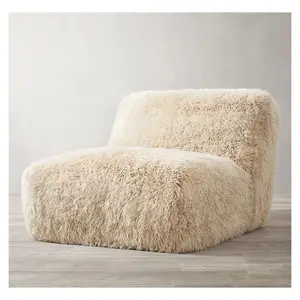 Oturma odası kanepe kapalı kanepe set mobilya koyun derisi kolsuz kanepe