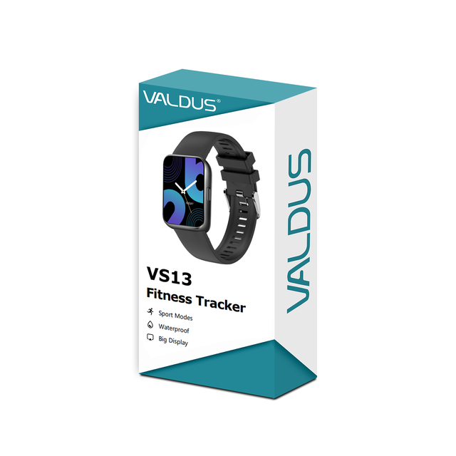 VALDUS Display 220mAh Battery Strap Blood Oxygen Monitoring Smart Watch Multi Sport Mode Womens Health Reminder VS13 Smartwatch