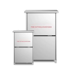 Armoire d'extincteur double de taille personnalisée Style ouvert-fermé avec fonctionnalités flexibles SS MS - Product Image 1