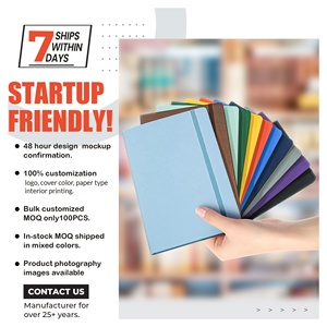 Bán Buôn Giá Thấp Moq PU Da A5 Tạp Chí Kho Bìa Cứng Nhanh Chóng Vận Chuyển Biểu Tượng Tùy Chỉnh Sinh Viên Dòng Trống Màu Đen Nhật Ký Máy Tính Xách Tay - Product Image 3