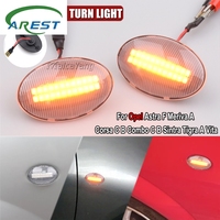Pour Opel Sintra Vita Combo B C Tigra A Astra F Meriva A Corsa C B LED feu de position latéral dynamique flèche clignotant clignotant lampes