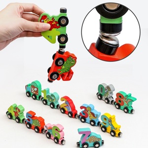 <span class=keywords><strong>Tren</strong></span> de vías de vía férrea para niños, juego educativo de <span class=keywords><strong>tren</strong></span> de madera para bebés - Product Image 4