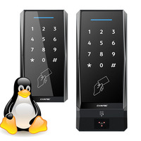 Teclado de Control de Acceso NFC Independiente CT9E IP65 Resistente al Agua de 13.56MHz con Doble Relé para Uso en Exteriores