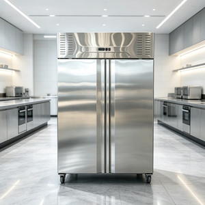 Réfrigérateur commercial en acier inoxydable certifié Amérique du Nord 110 V 60 Hz 1000 L à 2 portes avec vitrine réfrigérée R290 Hr- 54slcm 1. Nord - Product Image 4