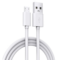Kabel Pengisian Daya USB Cepat 3 Meter 3A USB-A ke Tipe C B Micro USB untuk Ponsel Kamera Sensor CCTV