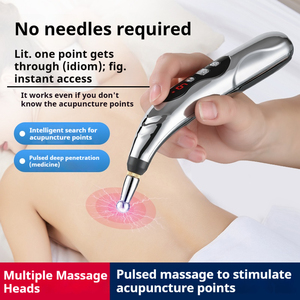 Pluma de acupuntura electrónica barata al por mayor, terapia de acupuntura, masaje de acupuntura, alivio del dolor corporal, pluma de energía Meridiana