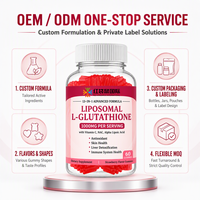 Gummies de L-Glutathion Liposomal Personnalisées OEM ODM Marque Privée – Soutien Antioxydant – Emballage Personnalisé – Vente Directe Usine