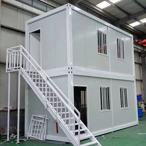 بيجينغ منزل حاويات مسبق الصنع من طابقين، تصميم صديق للبيئة قابل للفصل، سريع التجميع، قابل لإعادة الاستخدام، متين، محمول، عصري - Product Image 3