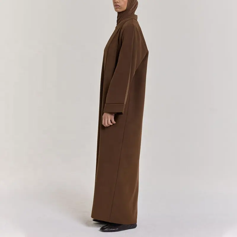 Desain modis pakaian Islami terlaris gaun Maxi Muslim Abaya wanita mantel musim dingin Abaya mewah Dubai untuk wanita