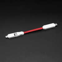 Tendance Produits chauds 16CM 3 en 1 Câble de charge PD 60W Câble de charge multiple pour iPhone 15 14 13.