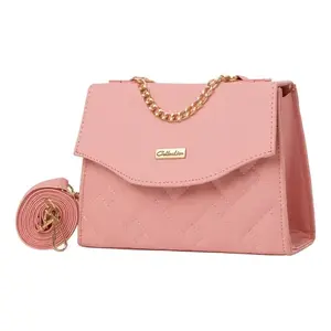 Fana Women's Vintage Crossbody Bag 6 Inch Leather Diamond Lattice Zip Closure Daily Use - Product Image 3