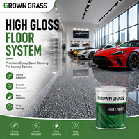 Revêtement liquide époxy conducteur antistatique ESD GROWN GRASS pour sols auto-nivelants en salle blanche d'usine électronique industrielle