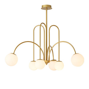 Design minimaliste maison lustre lumière intérieur salon suspension lumière Art déco suspension lampe - Product Image 3