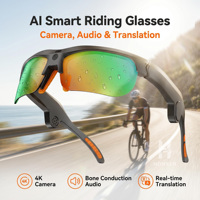 Nouvelles Lunettes Intelligentes IA 1300W E08 1080P Étanche IP65 Commande Vocale Chargement Type-C Enregistrement Cyclisme Vlogging Musique Photo Vidéo