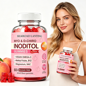 Gomitas de Inositol para la Salud Ovárica y la Fertilidad en Mujeres, Suplementos Vitamínicos, Mio-Inositol y D-Chiro-Inositol para Adultos - Product Image 1