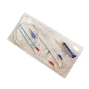 Low price Dialysis Consumable curved type Double Lumen Dialysis Hemodialysis Catheter