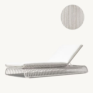 Tumbona de ratán impermeable para exteriores moderna para jardín, tumbona, piscina, playa, patio, diseño de Hotel, cama de ocio para villas - Product Image 6