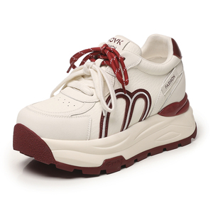 Women's Chunky Soled Platform Aghan Shoes 2026 Spring Summer New Arrivals Lightweight Fashionable Versatile Casual Sneakers - Product Image 2