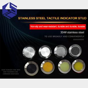 304 स्टेनलेस स्टील स्टड ब्लाइंड टाई टाई विरोधी पर्ची हीरा सतह स्पर्श संकेतक स्टड - Product Image 4