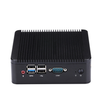 Qotom Q190P para control de dispositivos heredados con CPU Celeron J1900 de cuatro núcleos, 4 puertos serie, LAN dual y Mini PC SATA