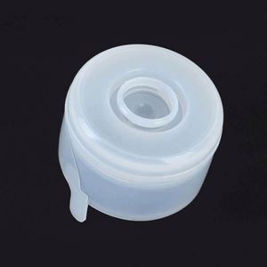 FUXI <b>5ml</b> Blue PE Material Easy Open Non-Spill Anti-Splash Ribbed Closure <b>Bottle</b> Cap with Custom Logo for Cups - Product Image 1