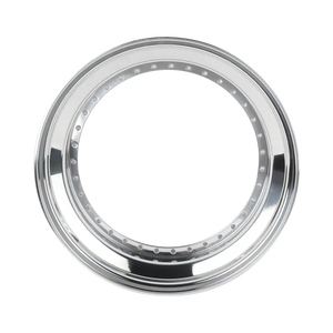 Lèvre de roue 3 pièces pour <span class=keywords><strong>OZ</strong></span> 15 à <span class=keywords><strong>16</strong></span> <span class=keywords><strong>pouces</strong></span> 30 boulons forgés <span class=keywords><strong>jante</strong></span> 3 pièces polie étape lèvre de roue extérieure alliage 6061-T6 - Product Image 2